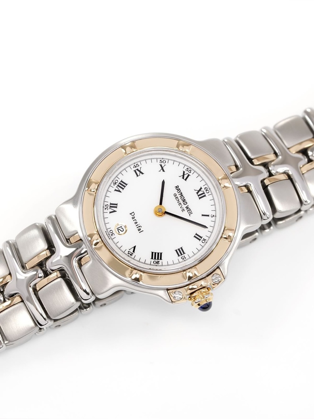 Raymond Weil Parsifal two-tone watch— silver stainless steel and 18k yellow gold - Picture 9 of 14